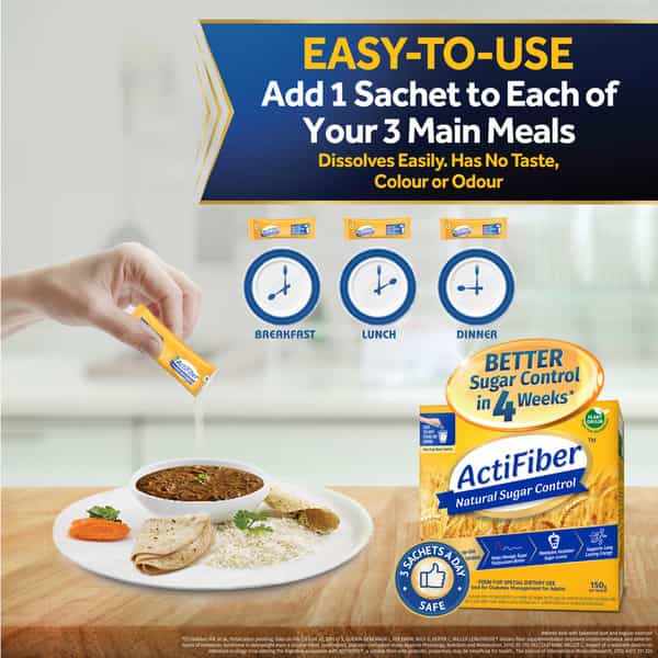 Actifiber Natural Sugar Control Box Of 150 G