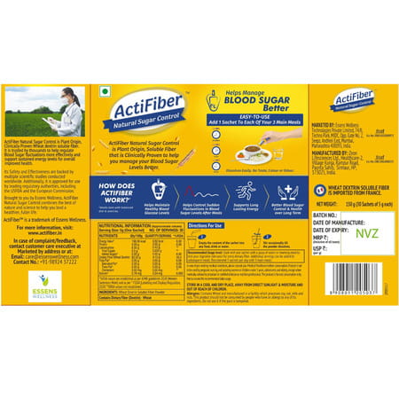 Actifiber Natural Sugar Control Box Of 150 G