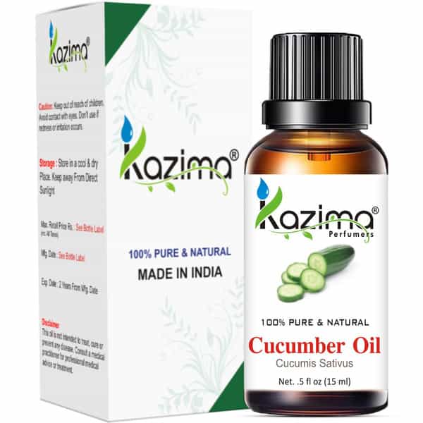 Kazima Cucumber Seed Essential Oil (15Ml) Pure Natural For Skin Care & Hair Treatment (15 Ml)