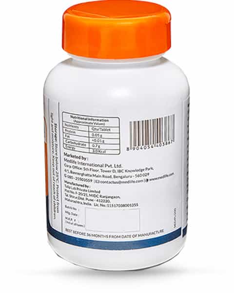 Medlife Essentials Calcium Tablet 60