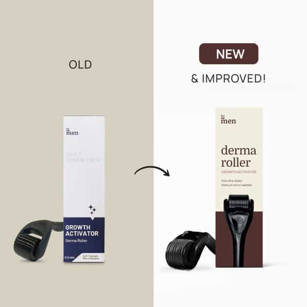 Formen Derma Roller For Hair Growth | 540 (0.5 Mm) Titanium Micro-Needles | Growth Activator (1 Pc)