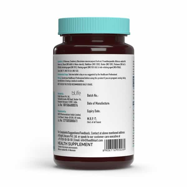 Hk Vitals Cranberry + D-Mannose (60 No)