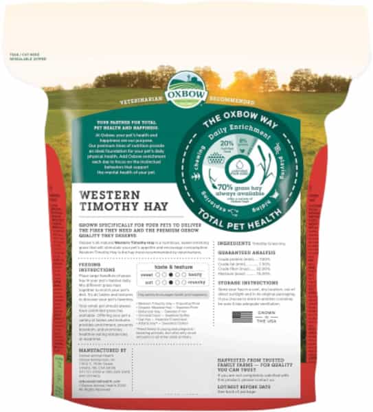Oxbow Animal Health Hamster Western Timothy Hay For Pets | 15-Ounce | All Life Stages | 1 Count