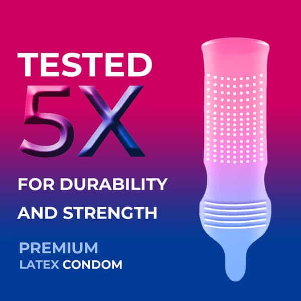 Nottyboy 4-In-1 - Climax Delay Ribbed Dotted Contoured Condoms 3