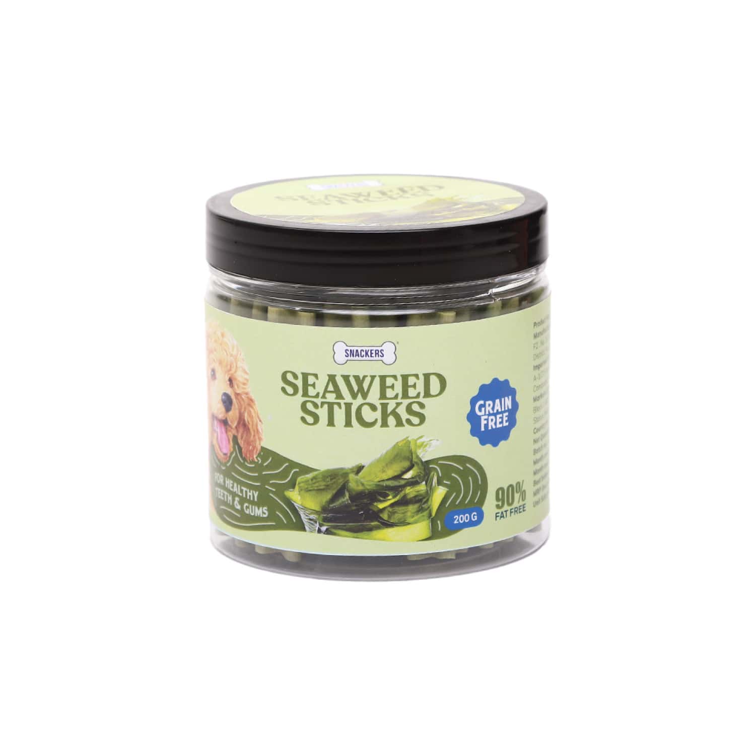 Snackers Seaweed Sticks Twist Sticks Dog Treats | 200 G