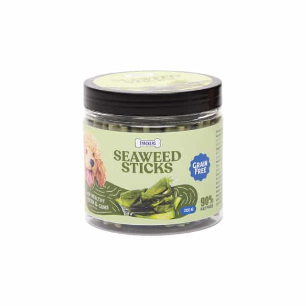 Snackers Seaweed Sticks Twist Sticks Dog Treats | 200 G