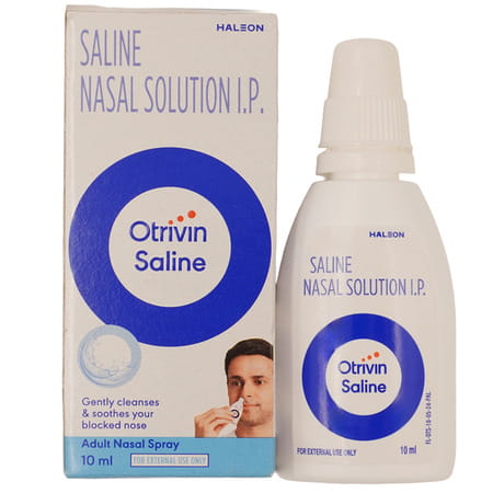 Otrivin Saline Bottle Of 10ml Nasal Spray