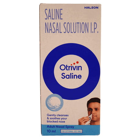 Otrivin Saline Bottle Of 10ml Nasal Spray