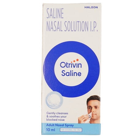 Otrivin Saline Bottle Of 10ml Nasal Spray