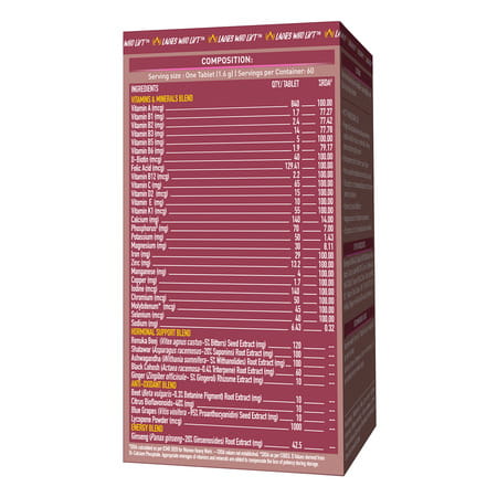 Muscleblaze Strongher Women Multivitamin (60 Tablets) | Multivitamin For Women