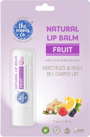 The Moms Co. Natural Fruit Lip Balm 5gm