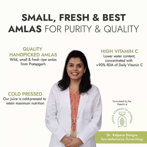 Kapiva Wild Amla Juice (2L)|Cold-Pressed Amlas From Pratapgarh|Helps Detox - Super Saver Pack Of 2