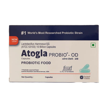 Atogla Probio Od Strip Of 10 Capsules