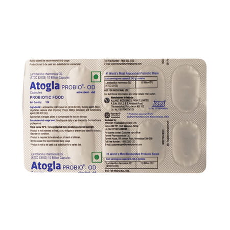 Atogla Probio Od Strip Of 10 Capsules