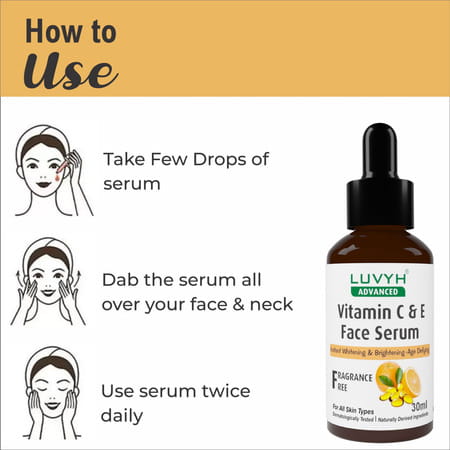 Luvyh Vitamin C & E Face Serum 30ml