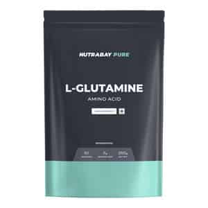 Nutrabay Pure L-glutamine Powder Amino Acid - 250g Unflavoured 50 Servings