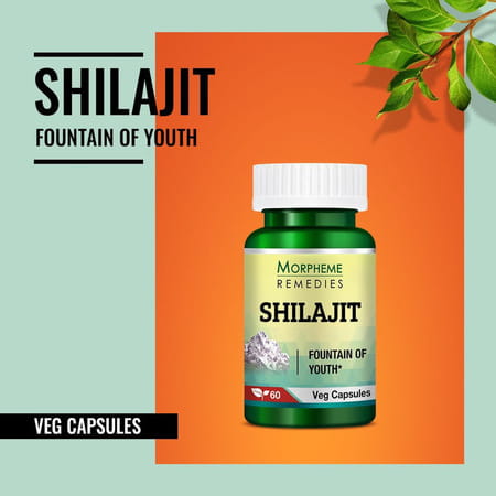 Morpheme Remedies Shilajit 500 Mg - 60 Veg Capsules