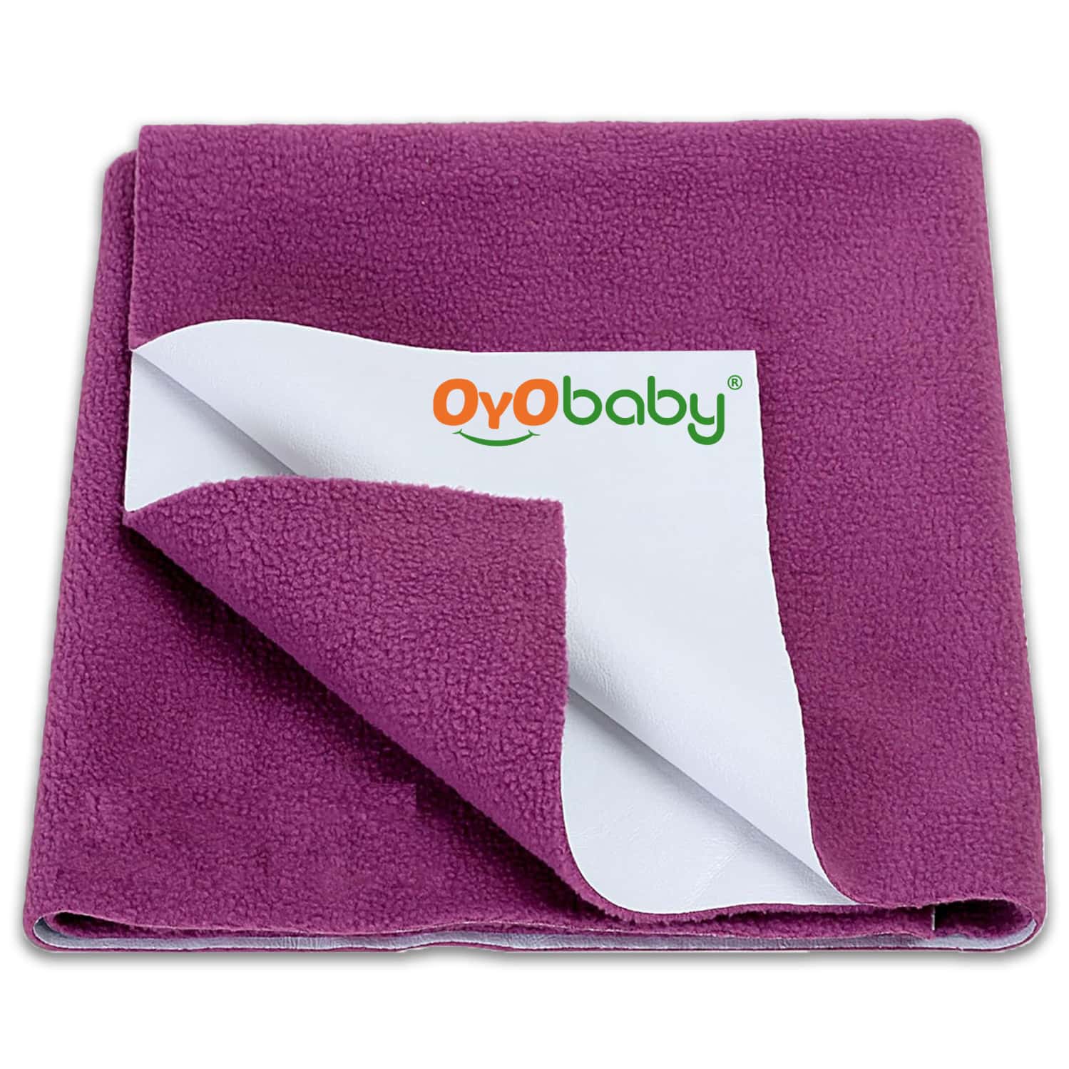 Oyo Baby Waterproof Bed Protector Baby Dry Sheet Medium Rani Pink (70 Cm X 100 Cm)