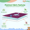 Oyo Baby Waterproof Bed Protector Baby Dry Sheet Medium Rani Pink (70 Cm X 100 Cm)