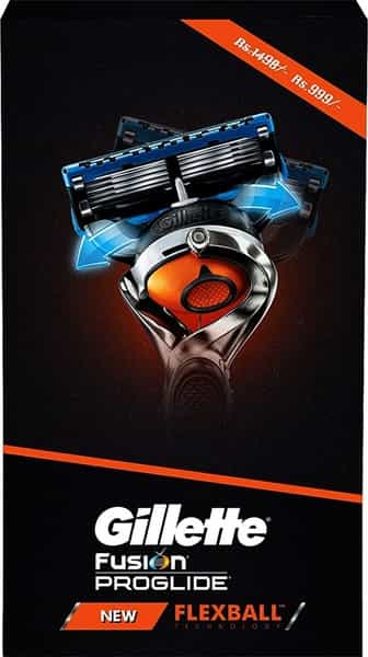 Gillette Flexball Pro Glide Gift Pack Shaving Razor Kit Of 4