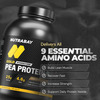 Nutrabay Gold Pea Protein Powder | 25G Protein | 4.6G Bcaa | 5G Fiber | Cold Coffee Flavour - 2Kg