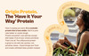 Origin Nutrition 100% Natural Vegan Plant Protein Powder 780G Vanilla With 25G Plant Based Protein