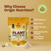 Origin Nutrition 100% Natural Vegan Plant Protein Powder 780G Vanilla With 25G Plant Based Protein
