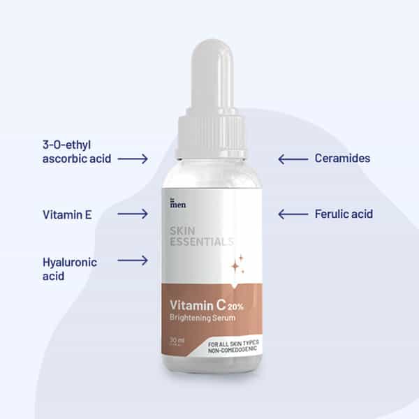 Formen 20% Vitamin C Brightening Face Serum | Vitamin E & Ferulic Acid | Reduce Fine Lines (30 Ml)