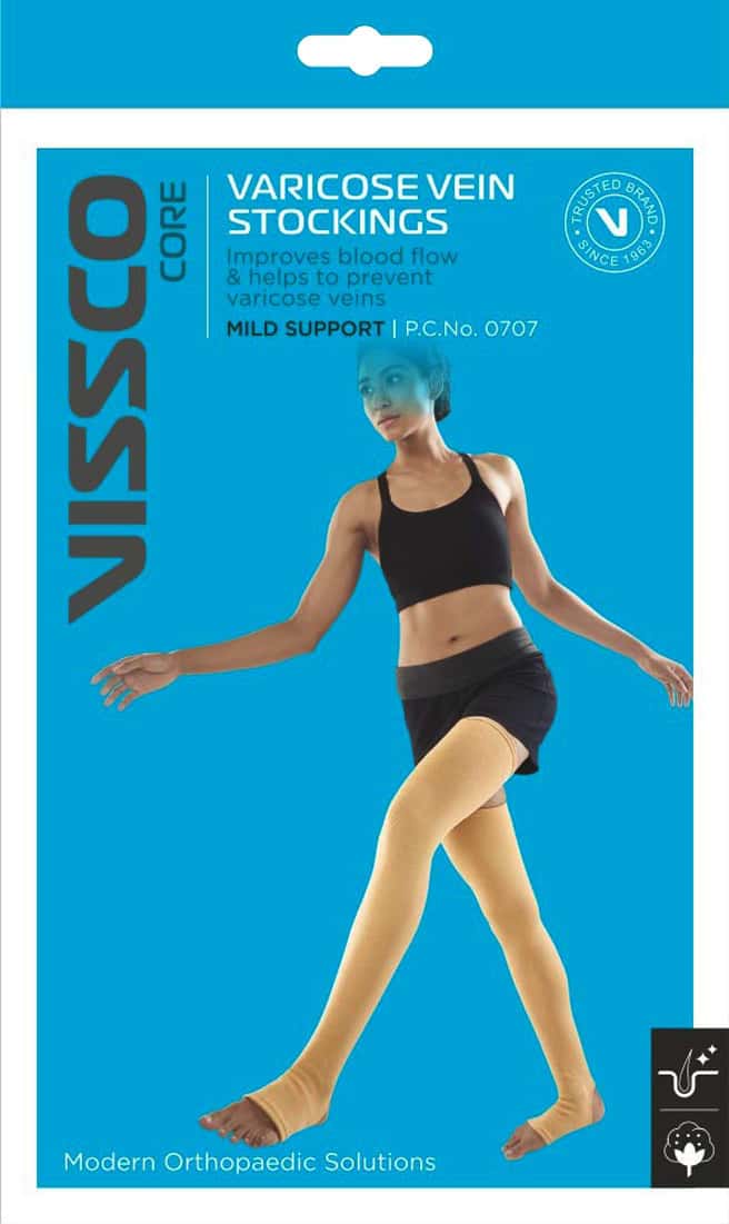 Vissco Elastic Varicose Vein Stockings - M
