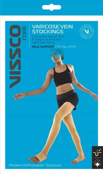 Vissco Elastic Varicose Vein Stockings - M