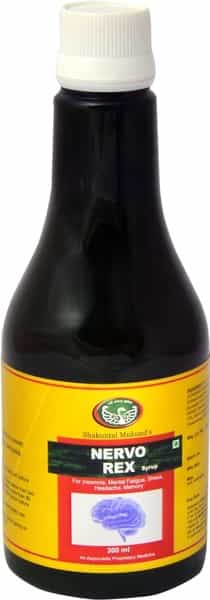 Smw's Brain Tonic Nervo Rex For Insomnia Stress Anxiety Mood Swings And Memory 300 Ml