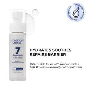 Conscious Chemist Niacinamide & 7 Ceramide Milky Toner 100ml | Hydrating & Barrier Repair 100ml
