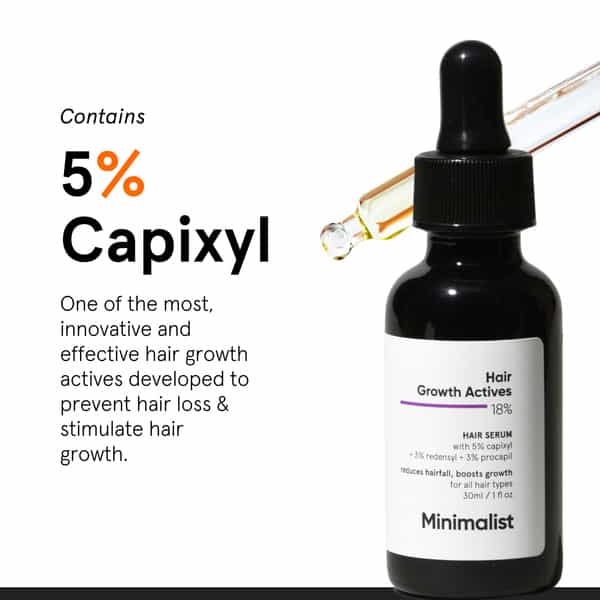 Minimalist Hair Growth Actives 18% Hair Serum (30Ml)