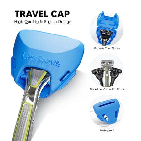 Letsshave Pro 7 Max Razor Value Set | 7-Blade Shaving Razorrazor Handle + 2 Razor Cartridges