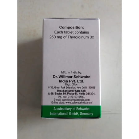 Dr. Willmar Schwabe India Thyroidinum 3x 20gm