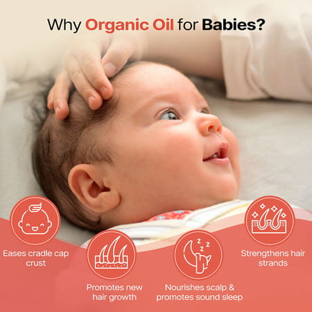 Herby Angel Baby Head Massage Oil With Sesame | Methi & Hibiscus For Hair Growth - 100ml