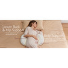 Momcozy Maternity Accessory Portable Maternity Pillow - White