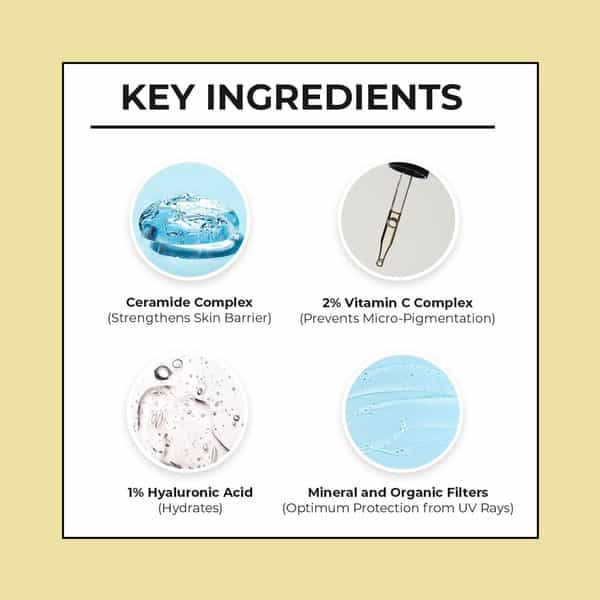 Dr. Sheth's Ceramide & Vitamin C Sunscreen Spf 50+ Pa+++ - 30G