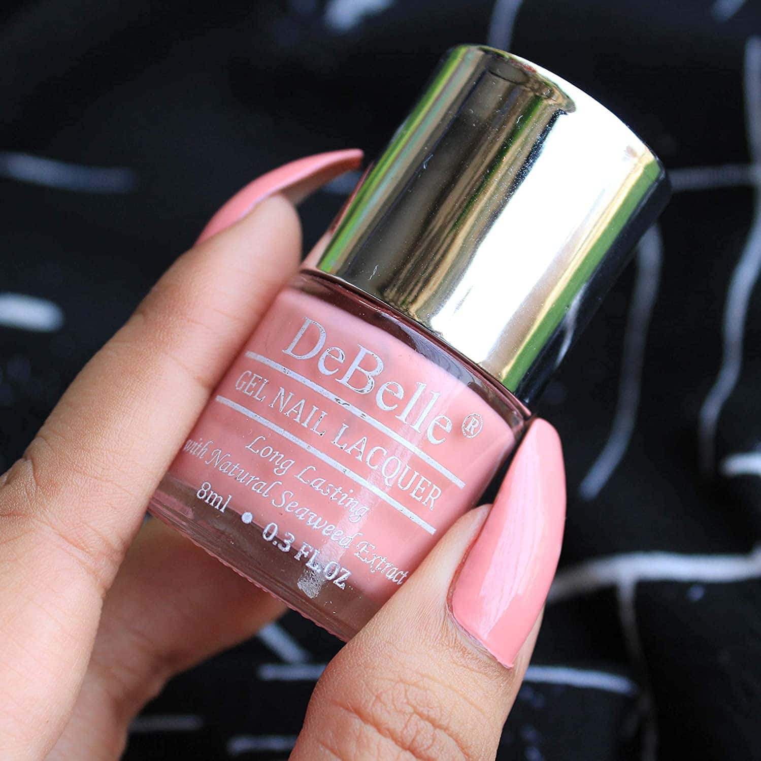 Buy DEBELLE GEL NAIL LACQUER APRICOT DEW PASTEL PINK NAIL POLISH8ML