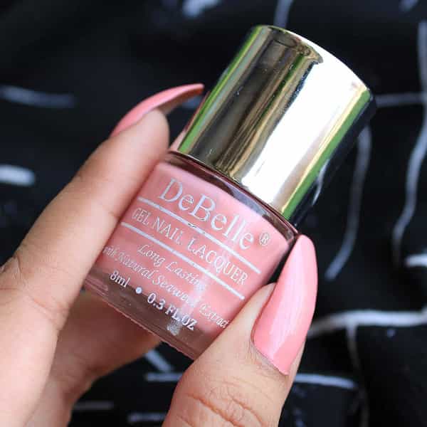 Debelle Gel Nail Lacquer Apricot Dew Pastel Pink Nail Polish-8Ml