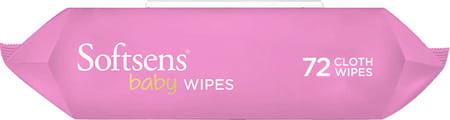 Softsens Baby Extra Moisturizing Skin Care Wet Wipes - 72 Pieces (Pack Of 6)