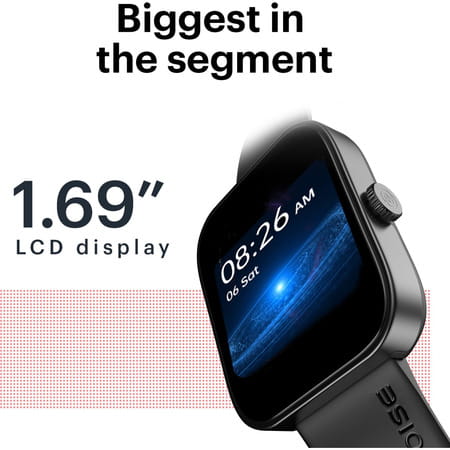 Noise Colorfit Caliber Smartwatch (Metal Black)