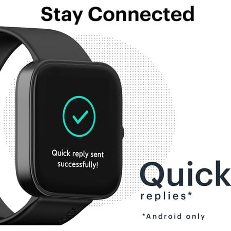 Noise Colorfit Caliber Smartwatch (Metal Black)