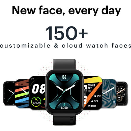 Noise Colorfit Caliber Smartwatch (Metal Black)