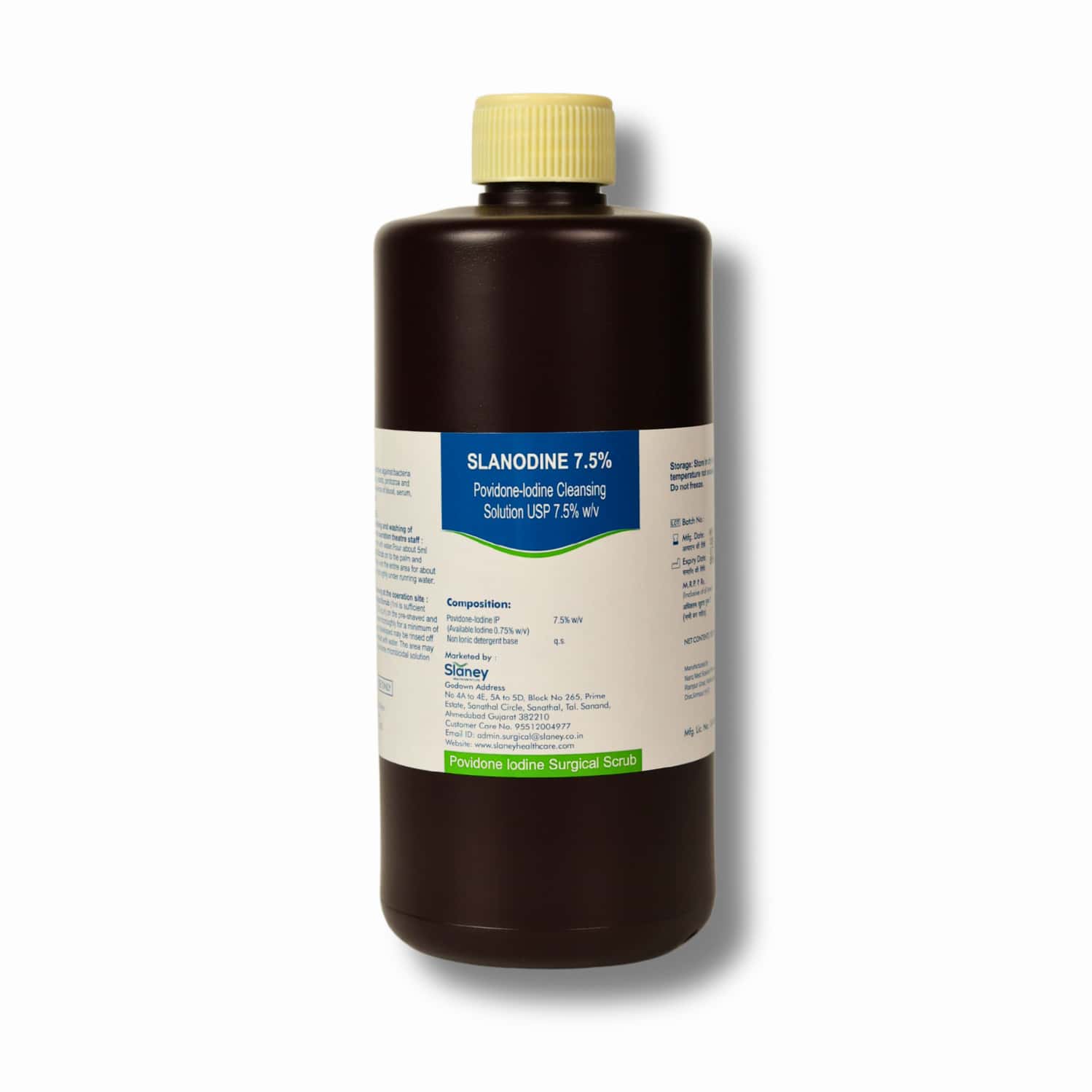 Slaney Slanodine 7.5% Povidone Iodine Scrub 500ml