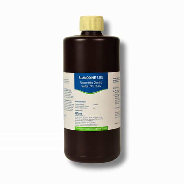 Slaney Slanodine 7.5% Povidone Iodine Scrub 500Ml