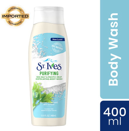 St Ives Pure Sea Salt Exfoliating Body Wash - 400ml