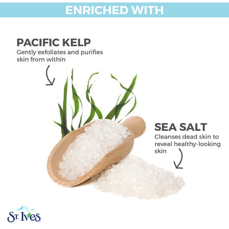 St Ives Pure Sea Salt Exfoliating Body Wash - 400ml