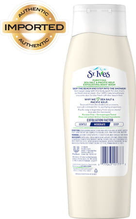 St Ives Pure Sea Salt Exfoliating Body Wash - 400ml