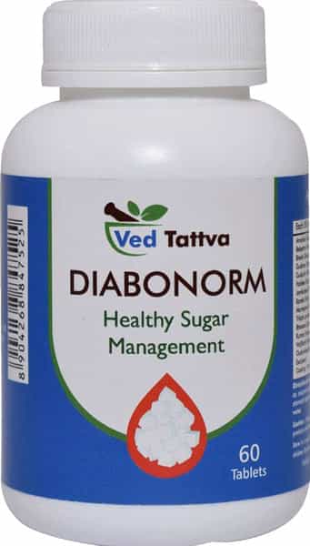 Ved Tattva Diabo Norm 60 Tablets Natural Supplement For Healthy Sugar Management (Pack Of 2)
